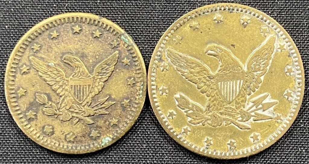 Fort-Thompson-Military-Tokens